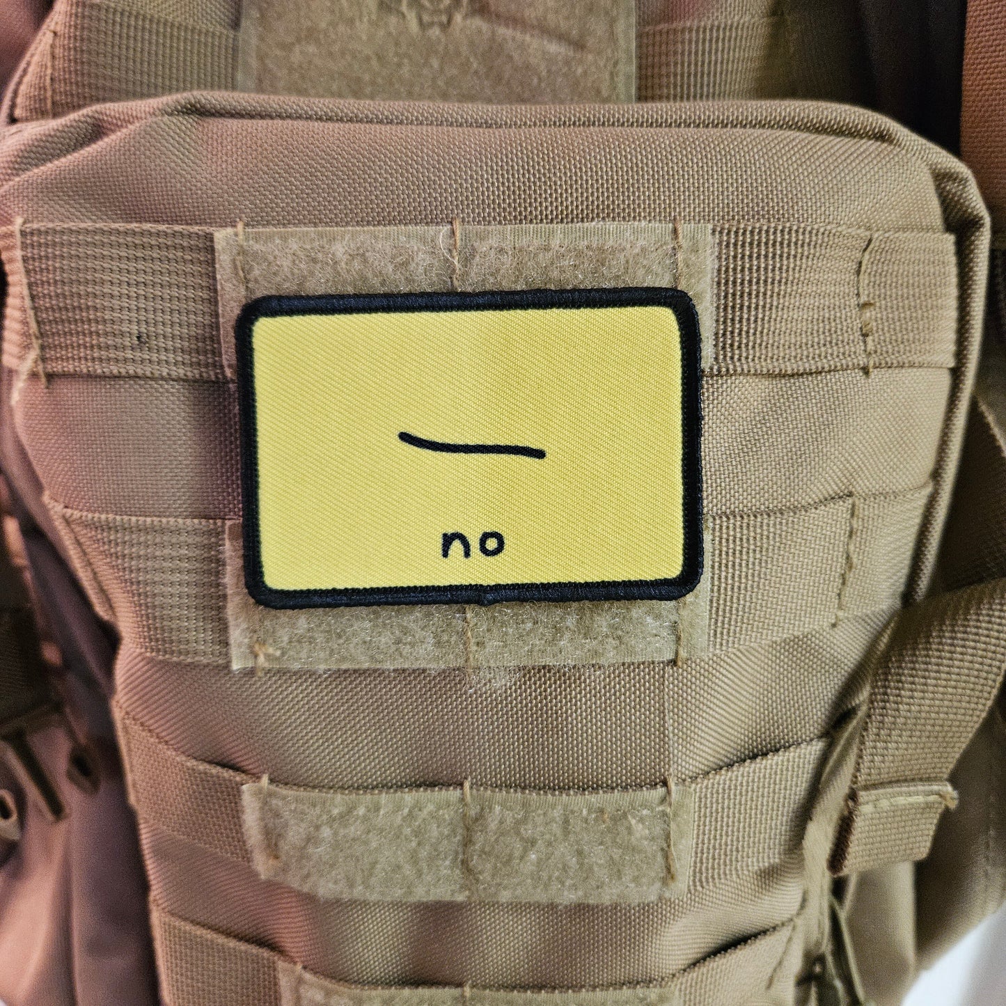 No snake bad drawing parody Gadsden flag meme 2"x3" removable morale patch with hook and loop backing