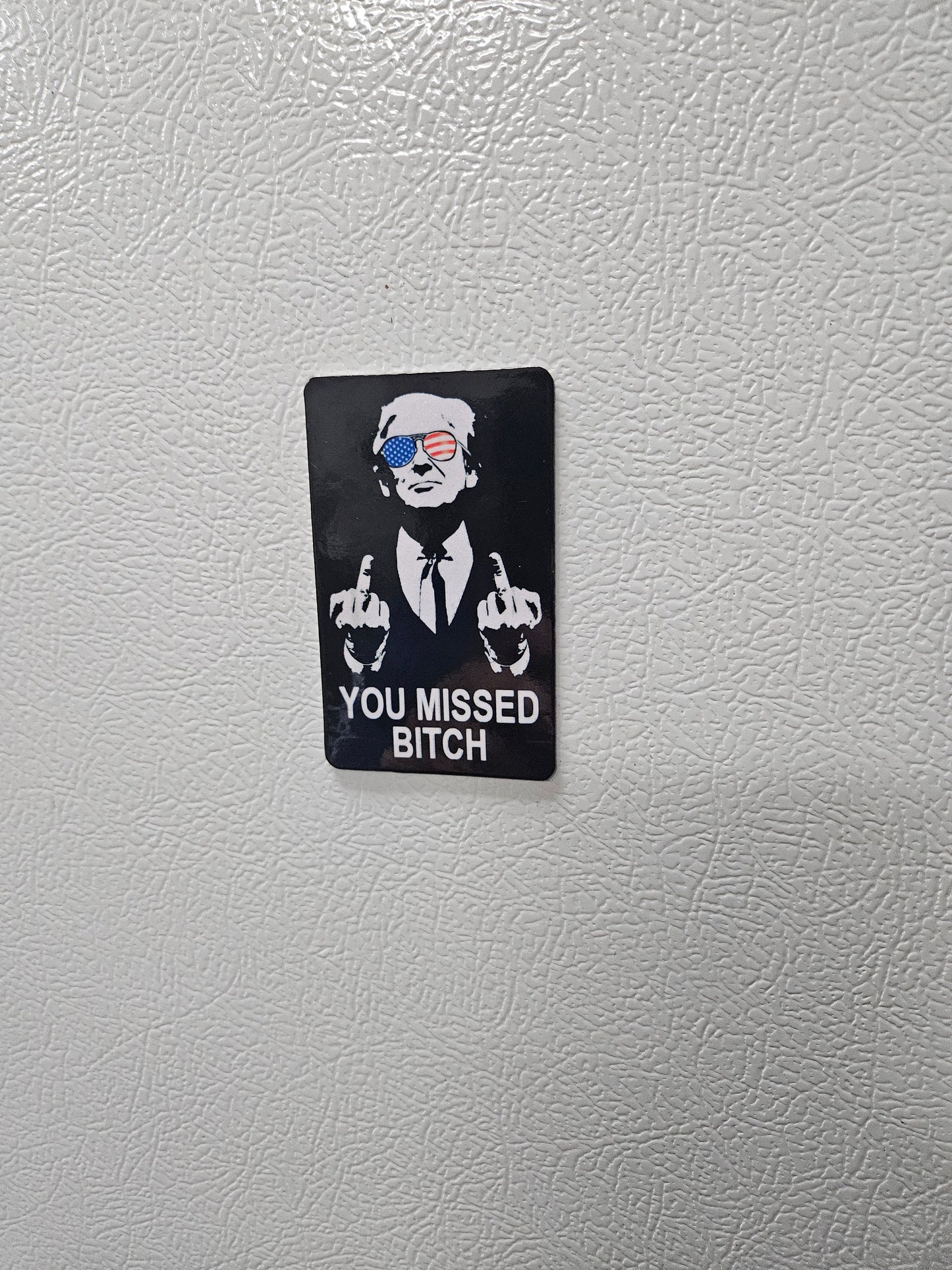 donald you missed bitch fridge magnet x3.   2x3.5" dimensions