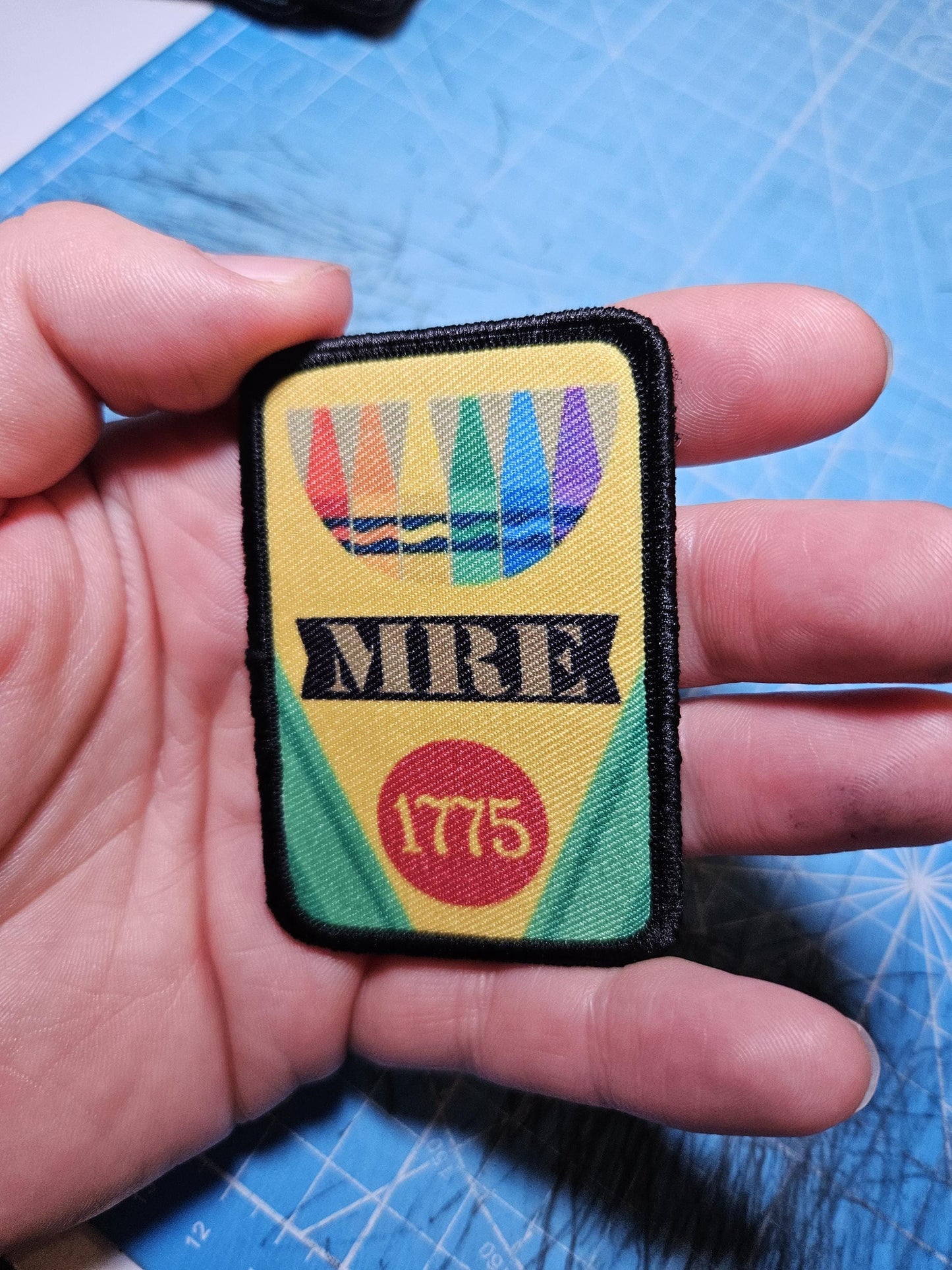 x100 Crayon eaters marine meme ration red tastes like cherry  2"x3" morale patch with hook and loop backing military joke meme (Copy)