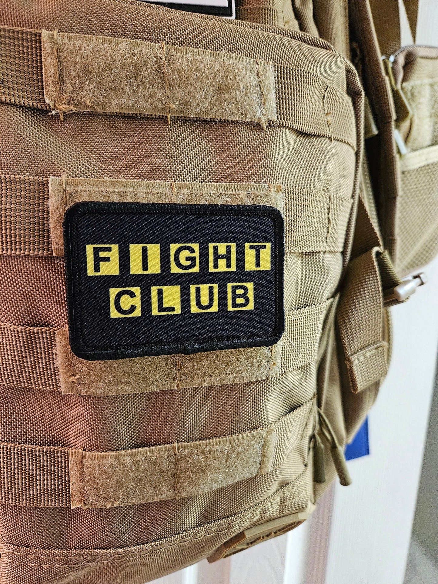It's like a fight club but with waffles and pancakes  2"x3" morale patch with hook and loop backing