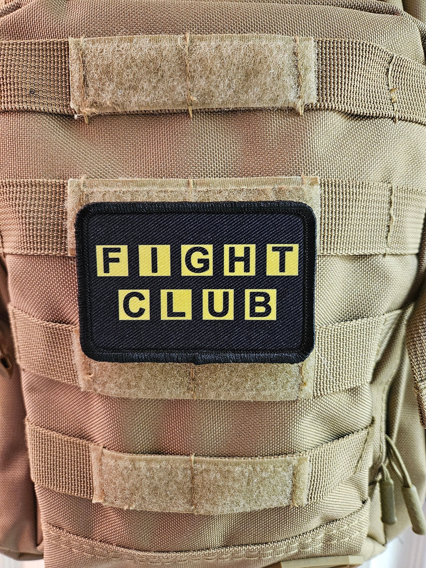 It's like a fight club but with waffles and pancakes  2"x3" morale patch with hook and loop backing