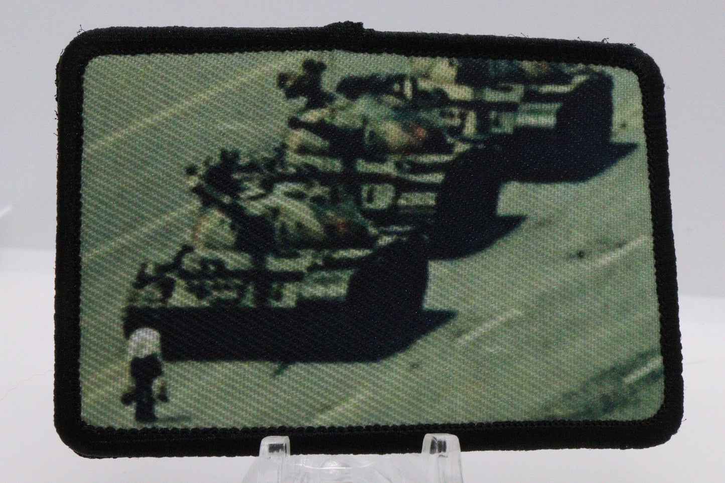 Tiananmen Square protest 2"x3" morale patch with hook and loop backing