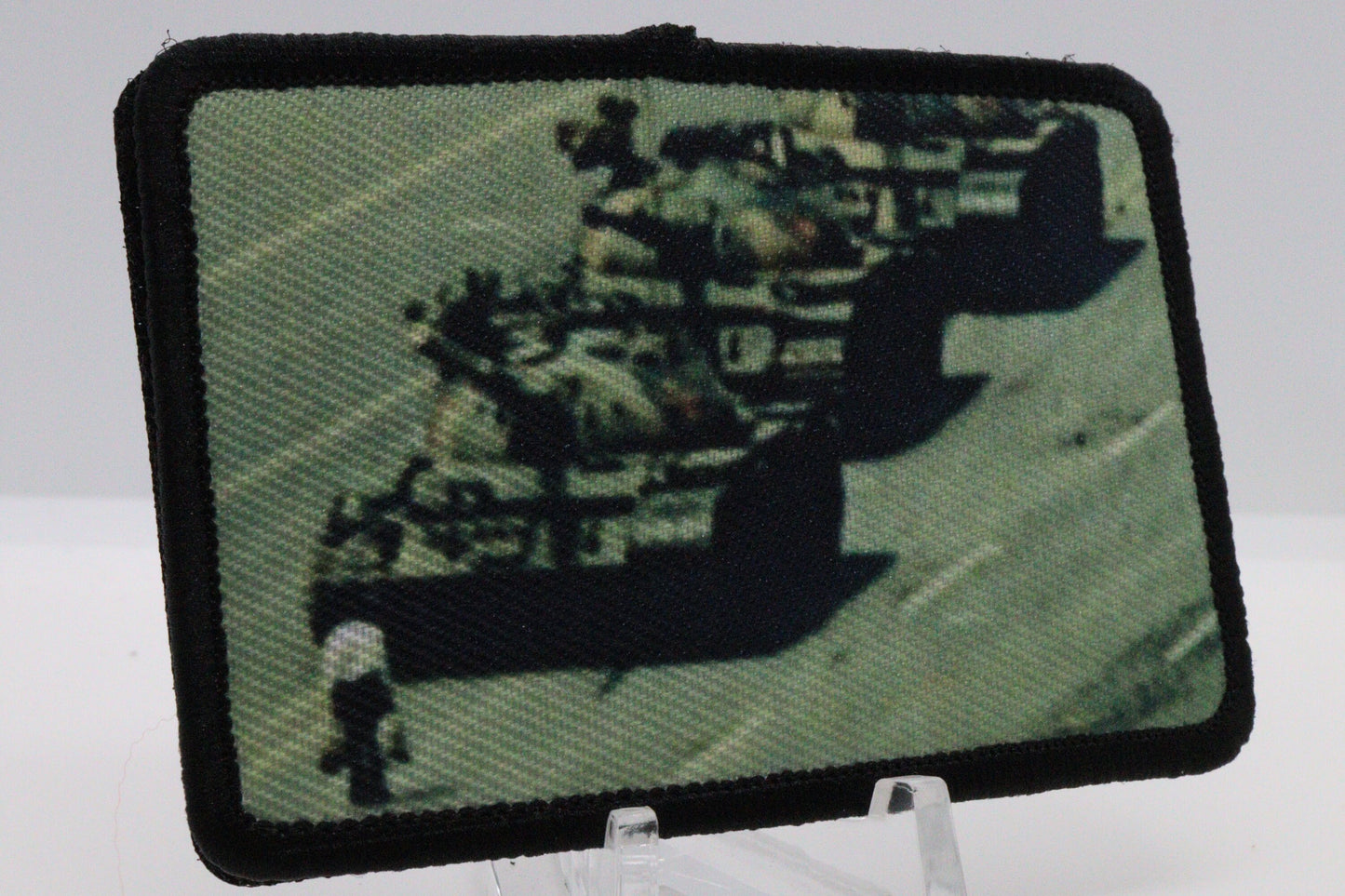 Tiananmen Square protest 2"x3" morale patch with hook and loop backing