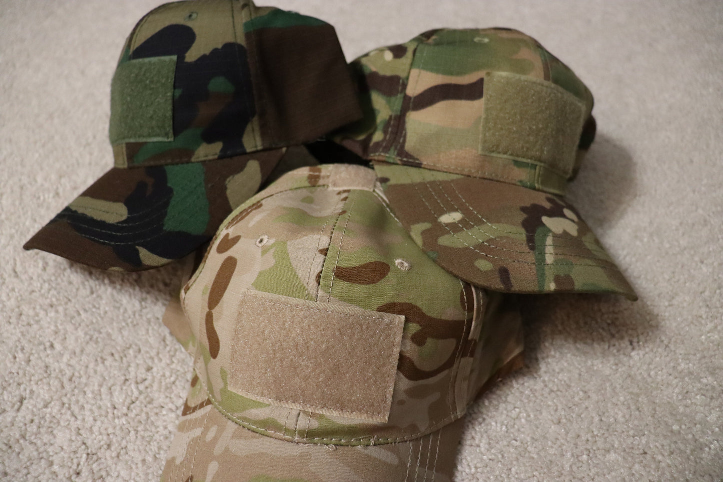 Free handmade morale patch with purchase Tactical hat for patches with place for patches hook and loop