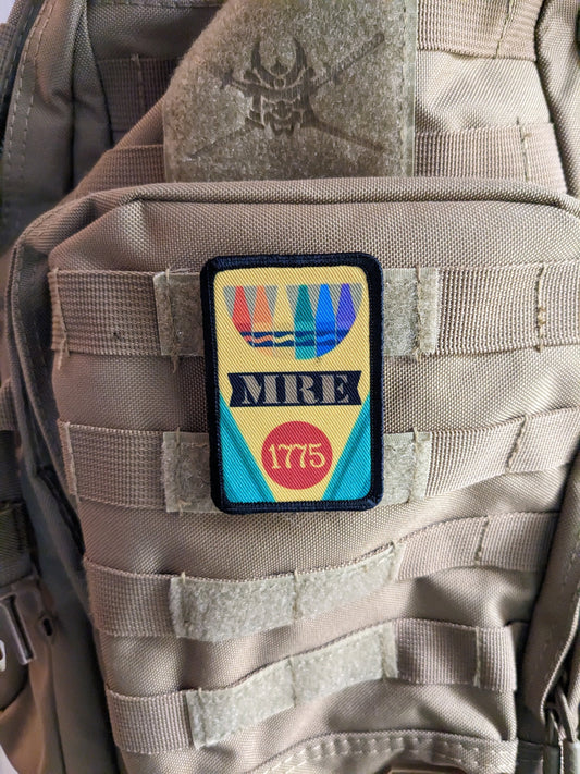 x100 Crayon eaters marine meme ration red tastes like cherry  2"x3" morale patch with hook and loop backing military joke meme (Copy)