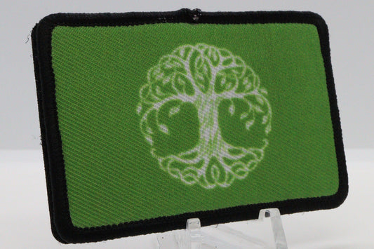 Norse World Tree  2"x3" morale patch with hook and loop backing