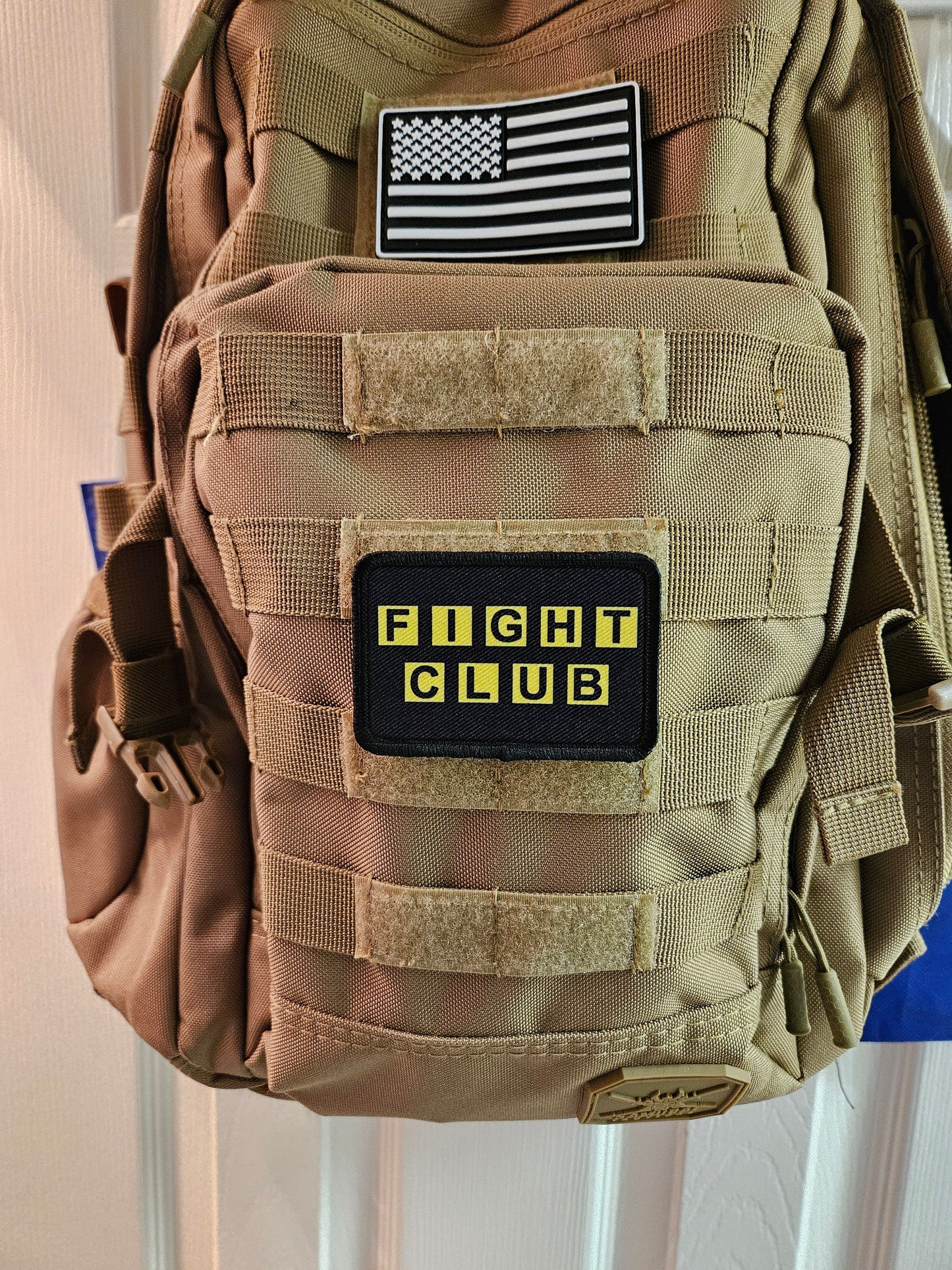 It's like a fight club but with waffles and pancakes  2"x3" morale patch with hook and loop backing