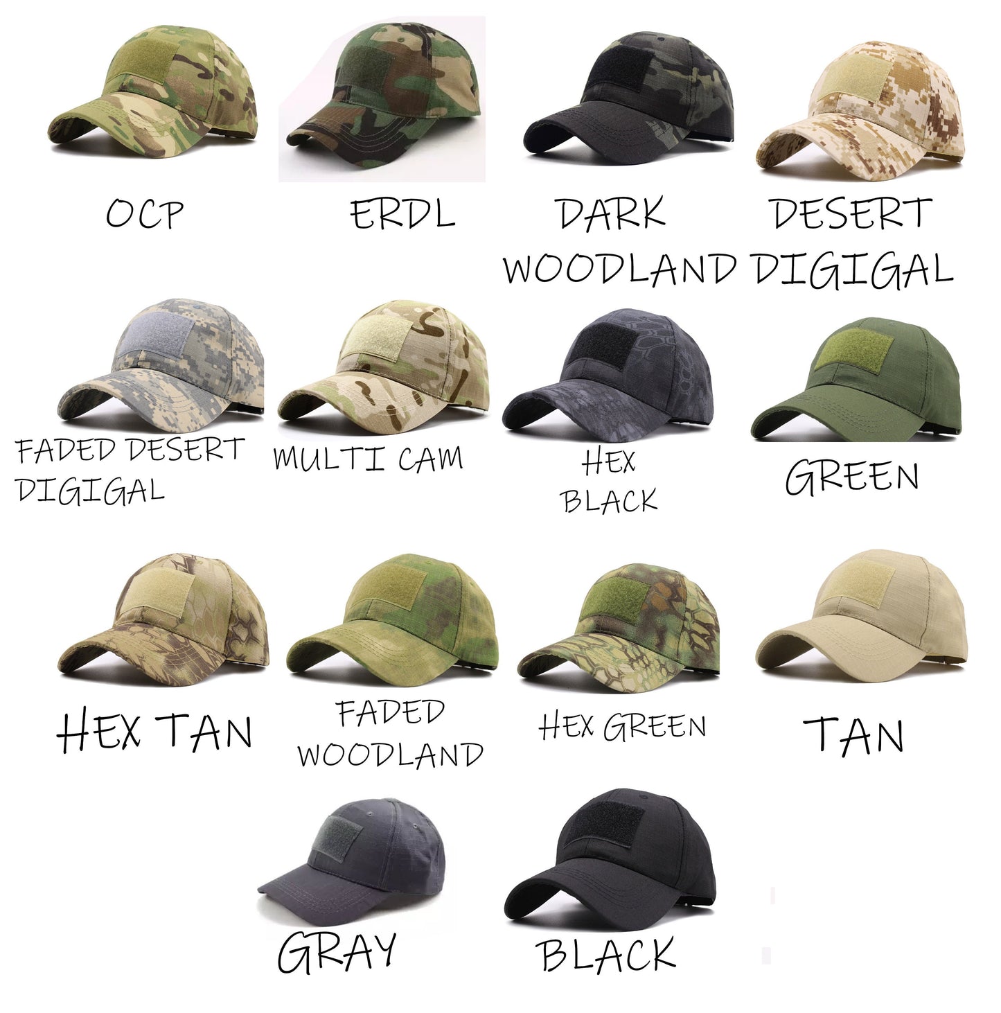 Free handmade morale patch with purchase Tactical hat for patches with place for patches hook and loop