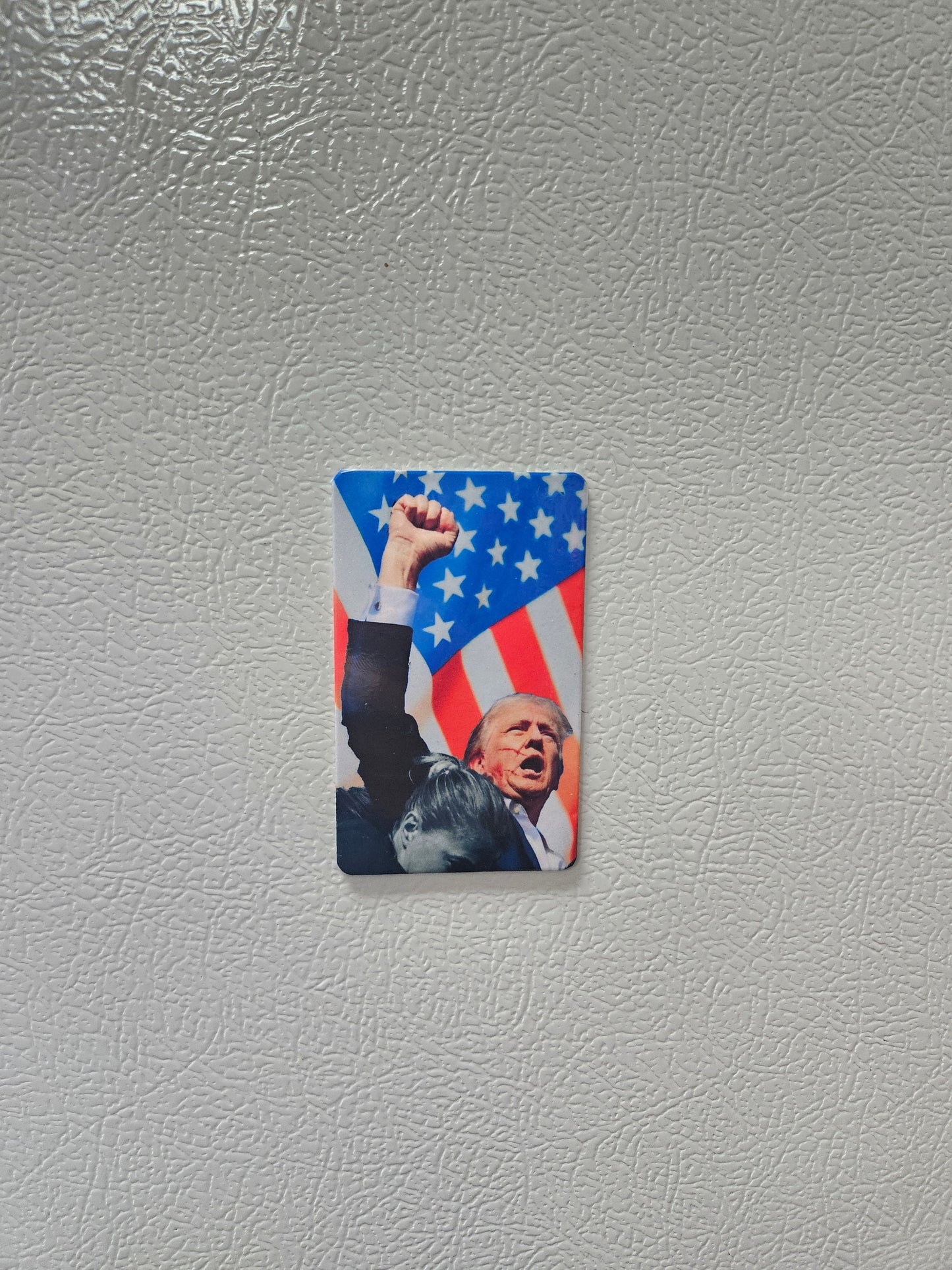 Donald  fist raised you missed fridge magnet  2x3.5" dimensions