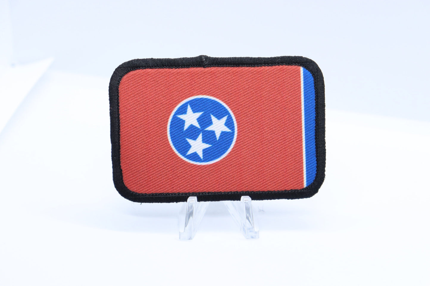 Tennessee State Flag removable patch 2"x3" morale patch with hook and loop backing