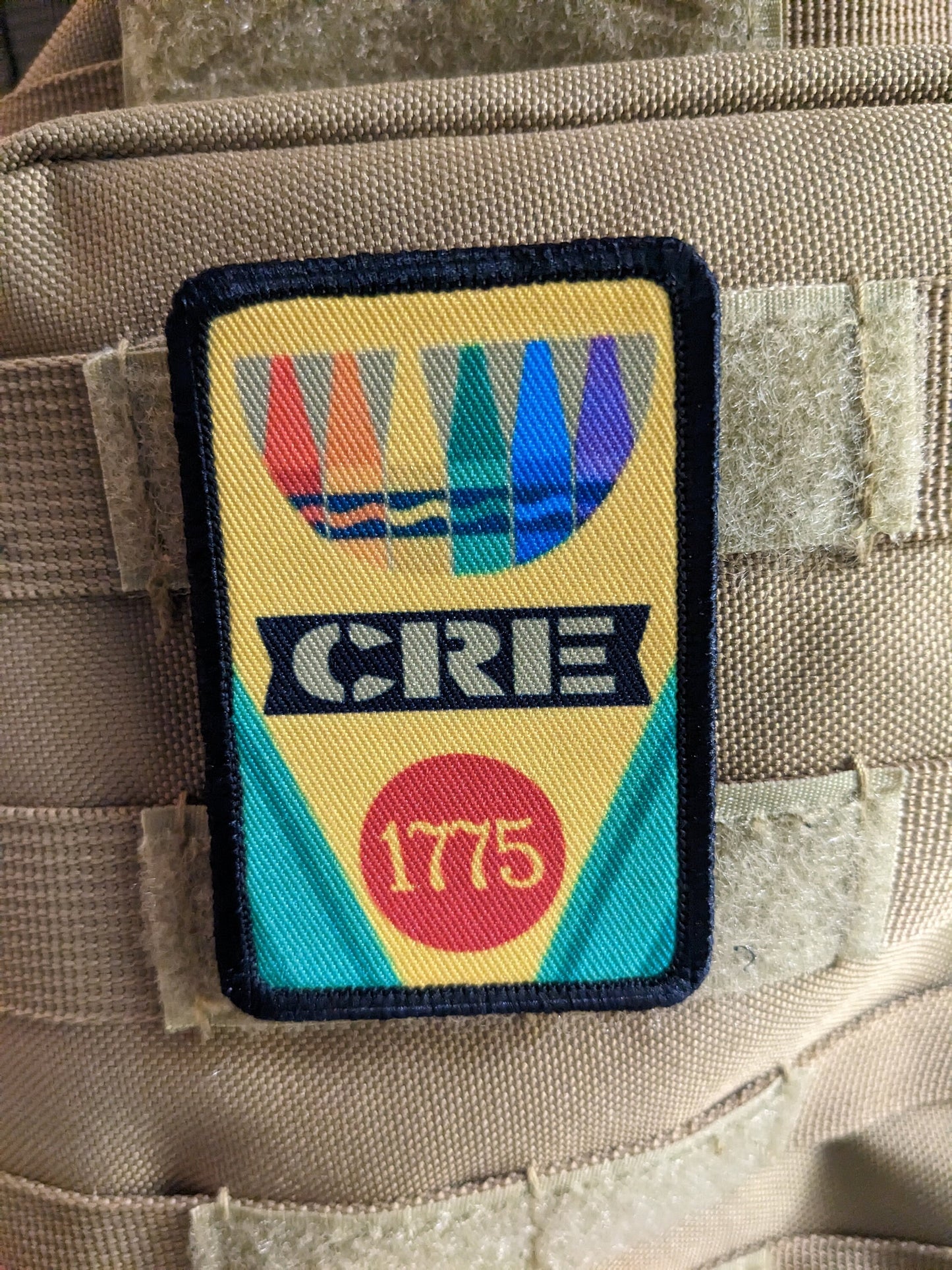 Crayon eaters marine meme ration  2"x3" morale patch with hook and loop backing military joke meme