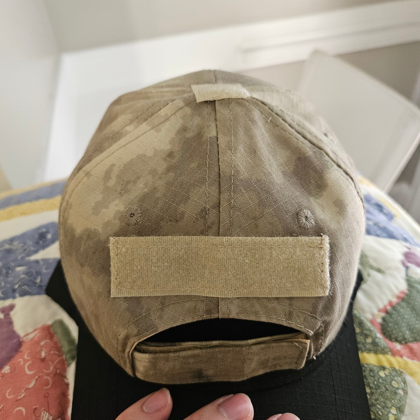 Free handmade morale patch with purchase Tactical hat for patches with place for patches hook and loop