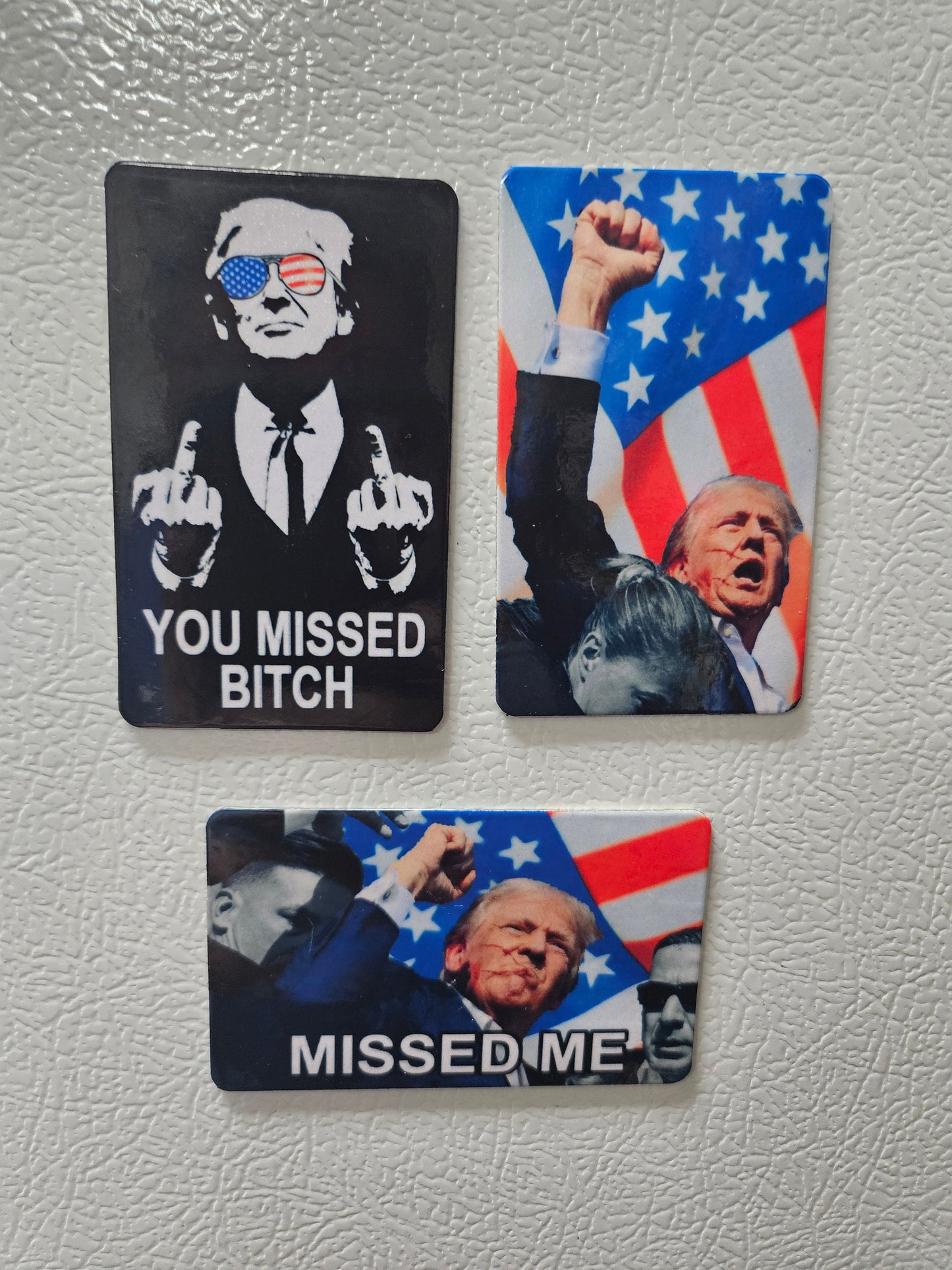 Combo three you missed  fridge magnets   2x3.5" dimensions